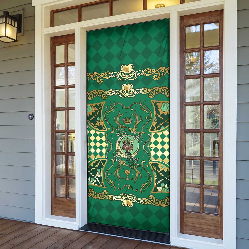 Zodiac Signs Door Cover The Earth Element Baroque Spades Card