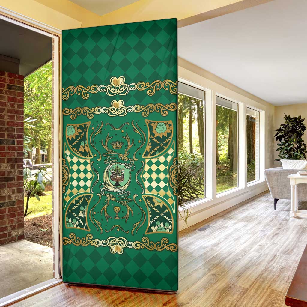 Zodiac Signs Door Cover The Earth Element Baroque Spades Card
