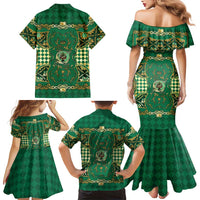 Zodiac Signs Family Matching Mermaid Dress and Hawaiian Shirt The Earth Element Baroque Spades Card