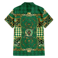 Zodiac Signs Family Matching Short Sleeve Bodycon Dress and Hawaiian Shirt The Earth Element Baroque Spades Card