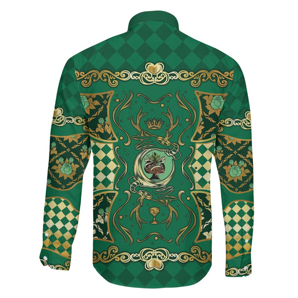 Zodiac Signs Family Matching Short Sleeve Bodycon Dress and Hawaiian Shirt The Earth Element Baroque Spades Card