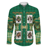 Zodiac Signs Family Matching Tank Maxi Dress and Hawaiian Shirt The Earth Element Baroque Spades Card
