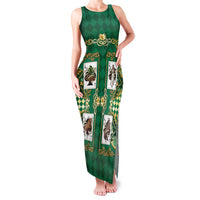 Zodiac Signs Family Matching Tank Maxi Dress and Hawaiian Shirt The Earth Element Baroque Spades Card
