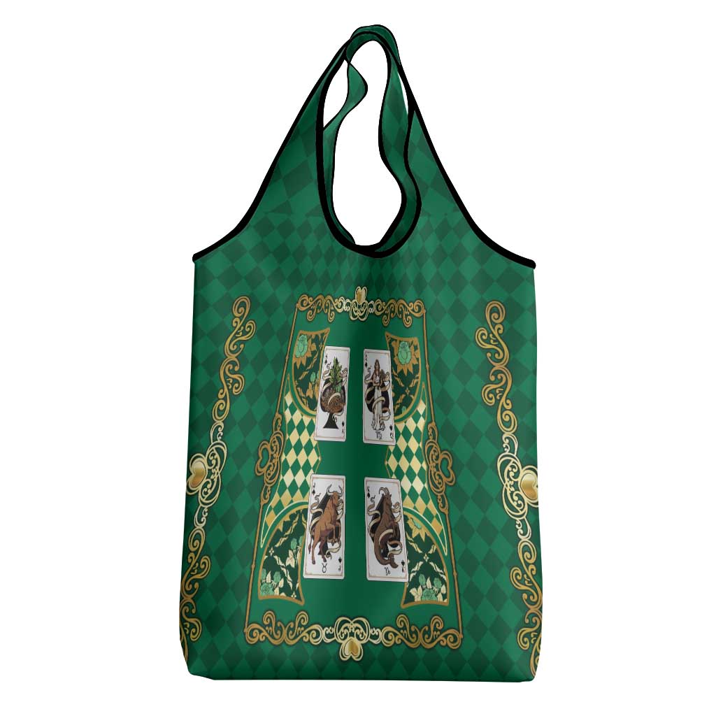 Zodiac Signs Grocery Bag The Earth Element Baroque Spades Card