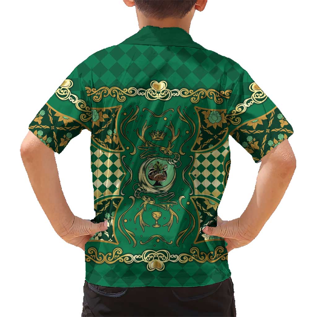 Zodiac Signs Hawaiian Shirt The Earth Element Baroque Spades Card