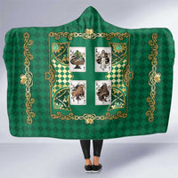 Zodiac Signs Hooded Blanket The Earth Element Baroque Spades Card