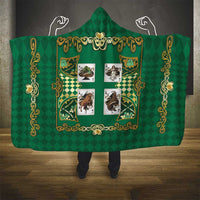Zodiac Signs Hooded Blanket The Earth Element Baroque Spades Card