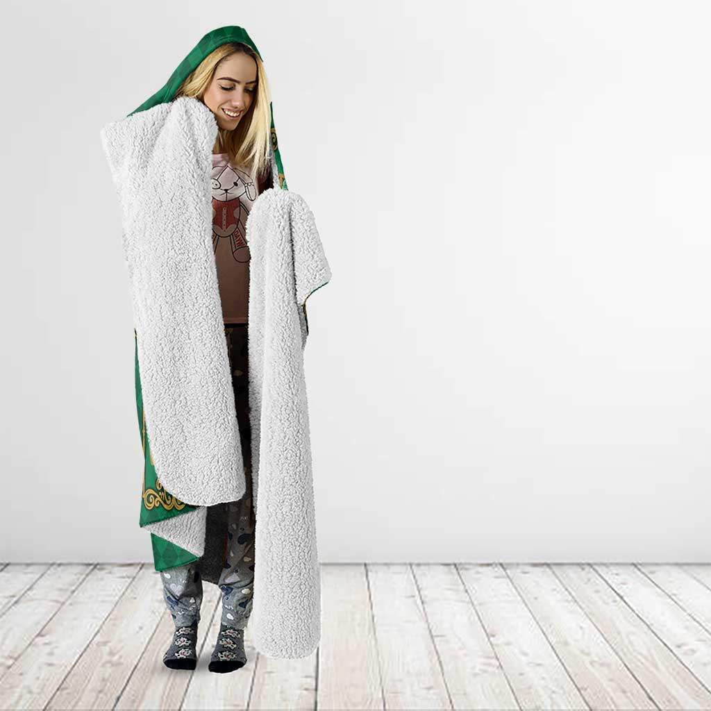 Zodiac Signs Hooded Blanket The Earth Element Baroque Spades Card