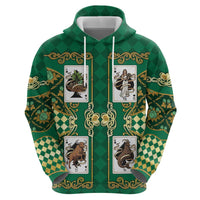 Zodiac Signs Hoodie The Earth Element Baroque Spades Card