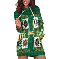 Zodiac Signs Hoodie Dress The Earth Element Baroque Spades Card