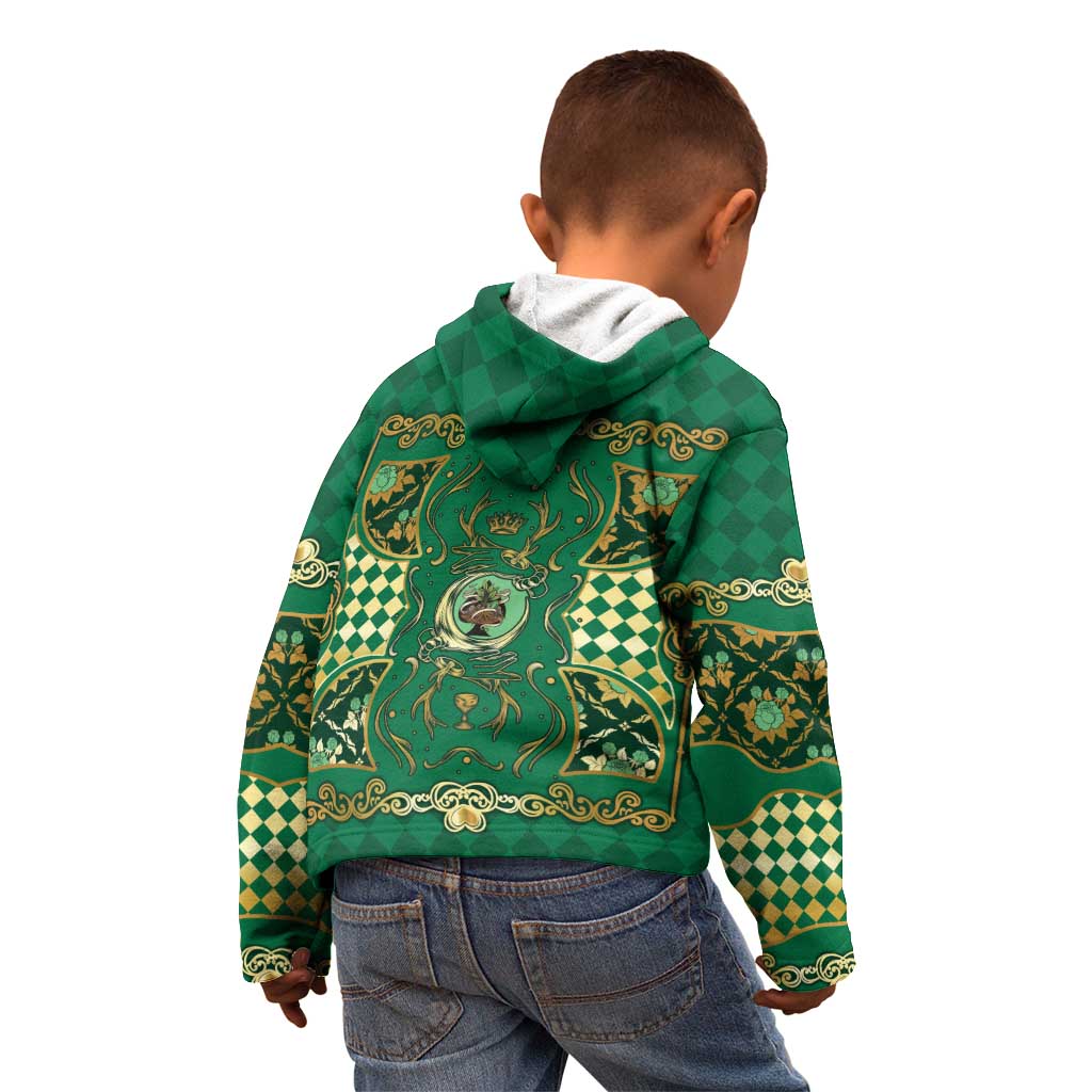 Zodiac Signs Kid Hoodie The Earth Element Baroque Spades Card