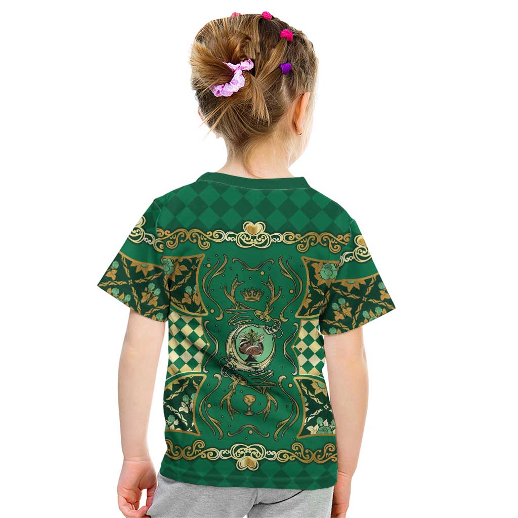 Zodiac Signs Kid T Shirt The Earth Element Baroque Spades Card