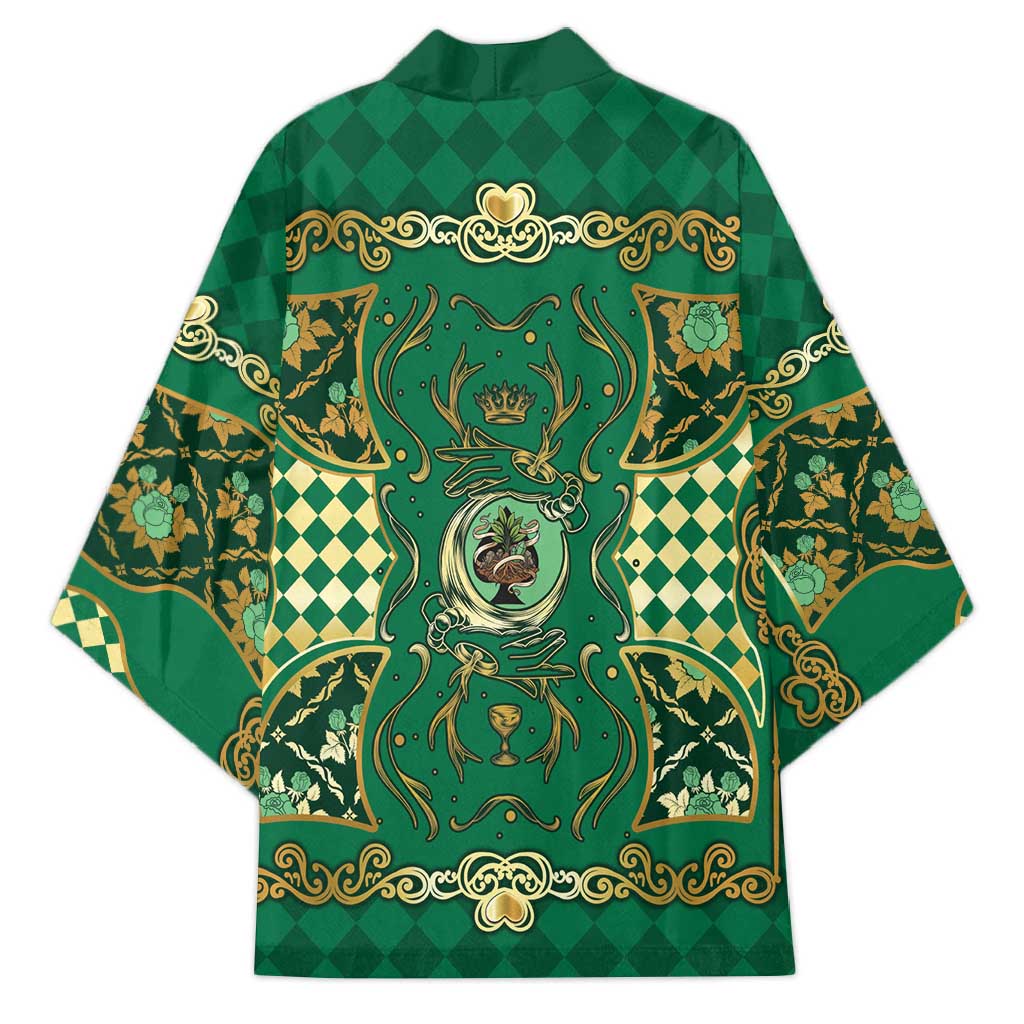 Zodiac Signs Kimono The Earth Element Baroque Spades Card