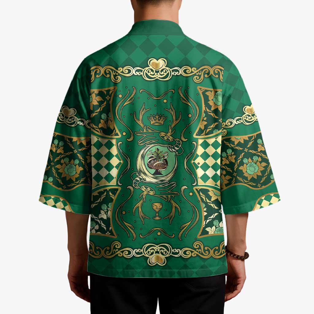 Zodiac Signs Kimono The Earth Element Baroque Spades Card