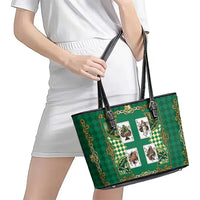 Zodiac Signs Leather Tote Bag The Earth Element Baroque Spades Card
