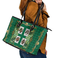 Zodiac Signs Leather Tote Bag The Earth Element Baroque Spades Card