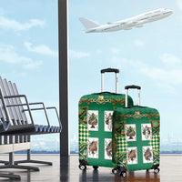 Zodiac Signs Luggage Cover The Earth Element Baroque Spades Card