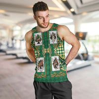 Zodiac Signs Men Tank Top The Earth Element Baroque Spades Card