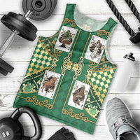 Zodiac Signs Men Tank Top The Earth Element Baroque Spades Card