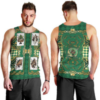 Zodiac Signs Men Tank Top The Earth Element Baroque Spades Card