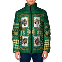 Zodiac Signs Padded Jacket The Earth Element Baroque Spades Card