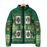 Zodiac Signs Padded Jacket The Earth Element Baroque Spades Card