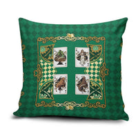 Zodiac Signs Pillow Cover The Earth Element Baroque Spades Card