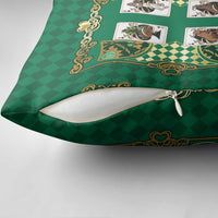 Zodiac Signs Pillow Cover The Earth Element Baroque Spades Card