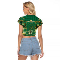 Zodiac Signs Raglan Cropped T Shirt The Earth Element Baroque Spades Card