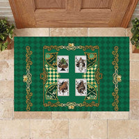 Zodiac Signs Rubber Doormat The Earth Element Baroque Spades Card
