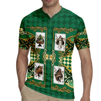 Zodiac Signs Rugby Jersey The Earth Element Baroque Spades Card