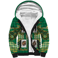 Zodiac Signs Sherpa Hoodie The Earth Element Baroque Spades Card