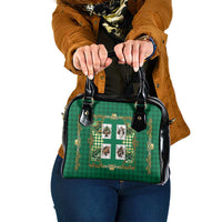 Zodiac Signs Shoulder Handbag The Earth Element Baroque Spades Card
