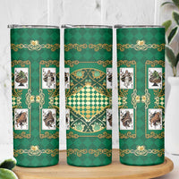 Zodiac Signs Skinny Tumbler The Earth Element Baroque Spades Card