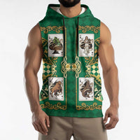 Zodiac Signs Sleeveless Hoodie The Earth Element Baroque Spades Card