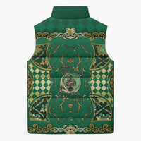 Zodiac Signs Sleeveless Puffer Jacket The Earth Element Baroque Spades Card