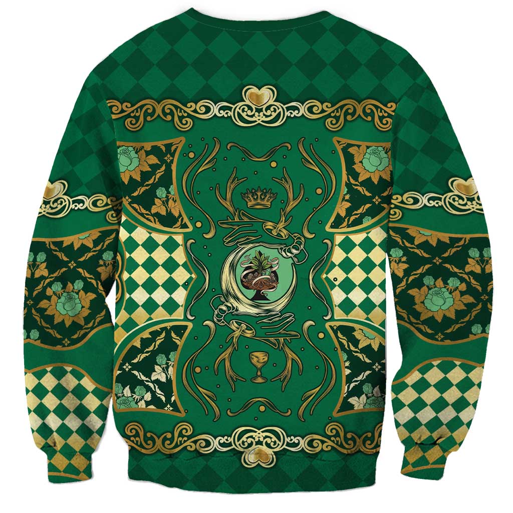 Zodiac Signs Sweatshirt The Earth Element Baroque Spades Card