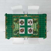 Zodiac Signs Tablecloth The Earth Element Baroque Spades Card
