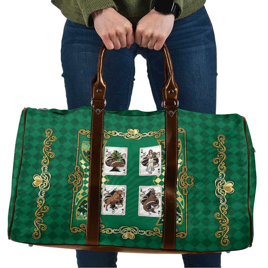 Zodiac Signs Travel Bag The Earth Element Baroque Spades Card