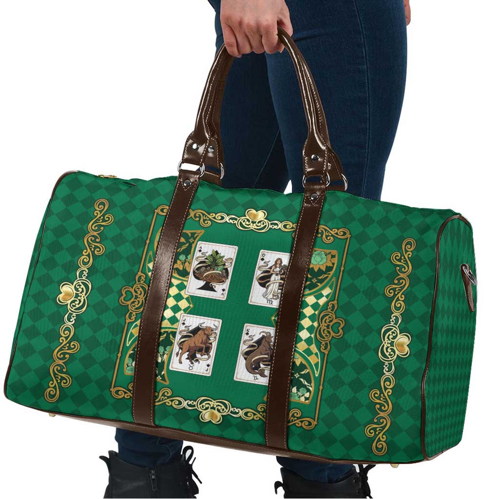 Zodiac Signs Travel Bag The Earth Element Baroque Spades Card