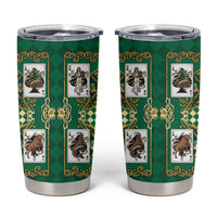 Zodiac Signs Tumbler Cup The Earth Element Baroque Spades Card