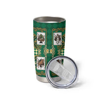 Zodiac Signs Tumbler Cup The Earth Element Baroque Spades Card