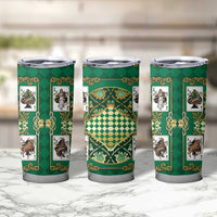 Zodiac Signs Tumbler Cup The Earth Element Baroque Spades Card