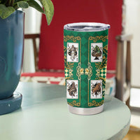 Zodiac Signs Tumbler Cup The Earth Element Baroque Spades Card