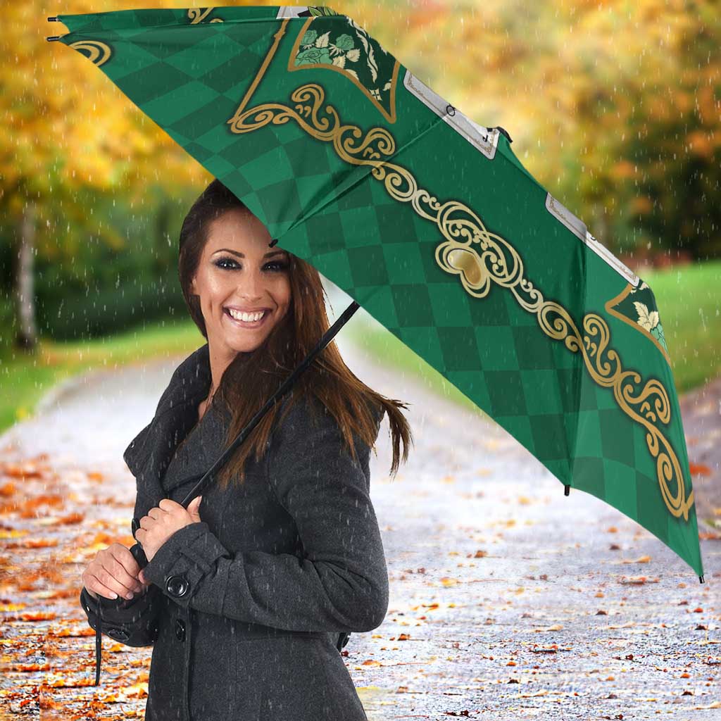 Zodiac Signs Umbrella The Earth Element Baroque Spades Card