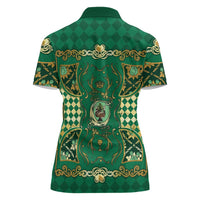 Zodiac Signs Women Polo Shirt The Earth Element Baroque Spades Card