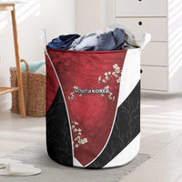 South Korea Football Laundry Basket Tiger Mugunghwa Flower Minimal Style
