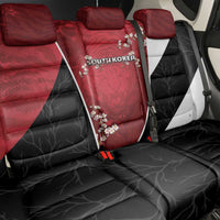 South Korea Football Back Car Seat Cover Tiger Mugunghwa Flower Minimal Style