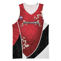 Custom South Korea Football Basketball Jersey Tiger Mugunghwa Flower Minimal Style