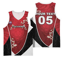Custom South Korea Football Basketball Jersey Tiger Mugunghwa Flower Minimal Style